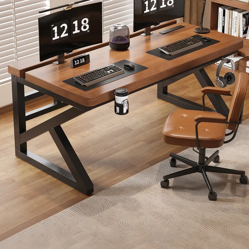 Esports Gaming Furniture - Escritorio de Madera Sólida para Computadora,