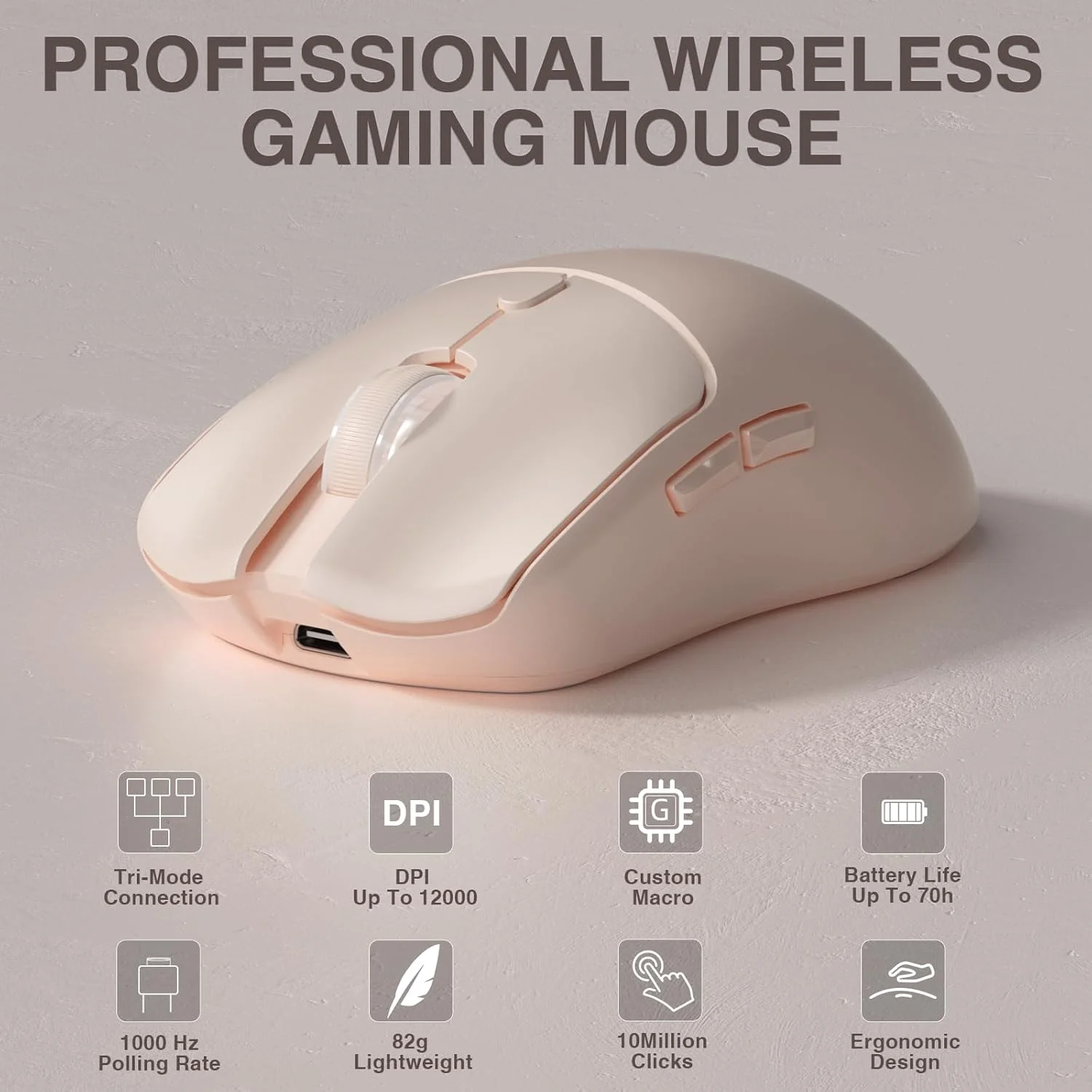 Esports Gaming Mouse - Ratón Inalámbrico para Juegos AULA SC580X