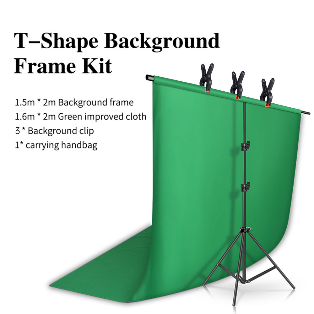 Green Screen Collapsible - Kit de sistema de soporte de