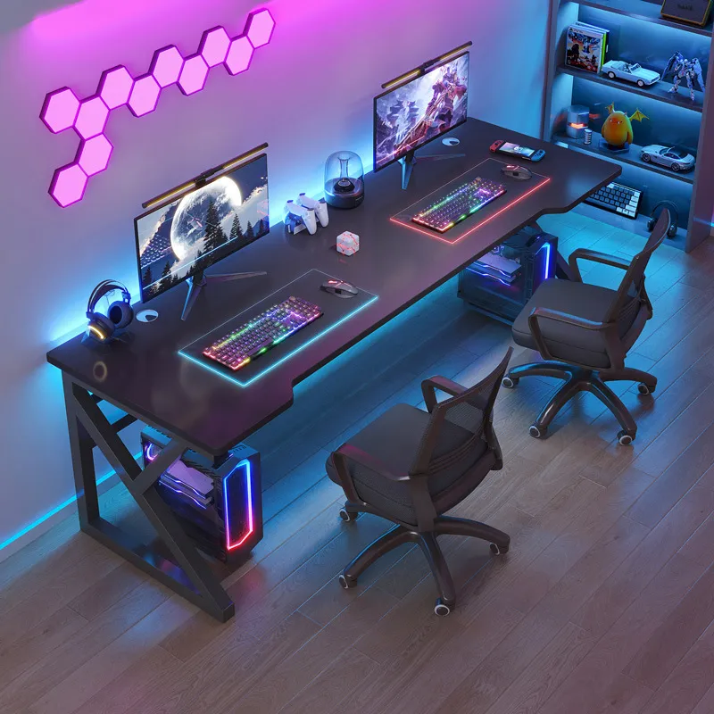 Esports Gaming Table - Escritorio Doble para Computadora, Mesa de