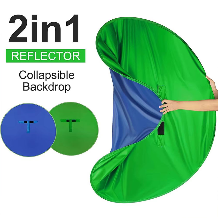 Tela de Fondo Verde Azul de Do - Green Screen Collapsible reseña y precio
