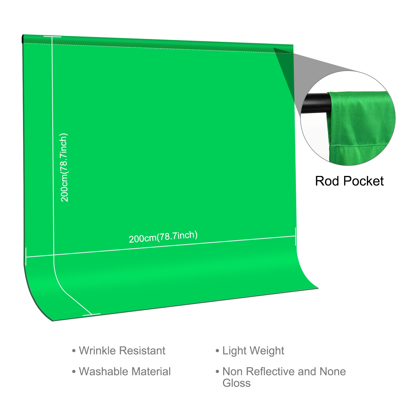 PULUZ - Fondo de Fotografía de - Green Screen Collapsible reseña y precio