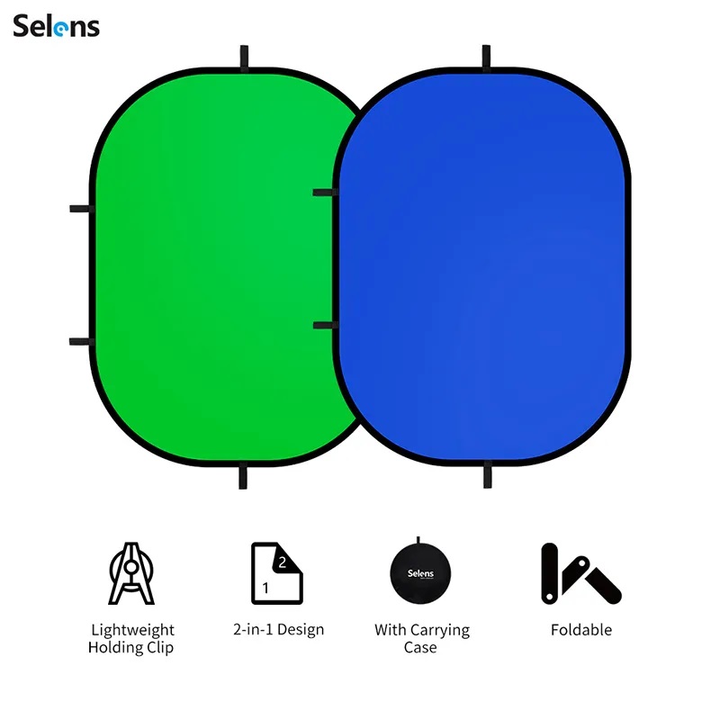 Selens-Reflector portátil pleg - Green Screen Collapsible reseña y precio