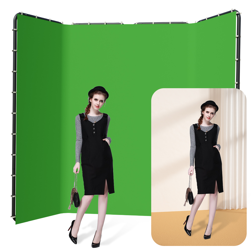 Soporte de fondo SH 240x400cm  - Green Screen Collapsible reseña y precio